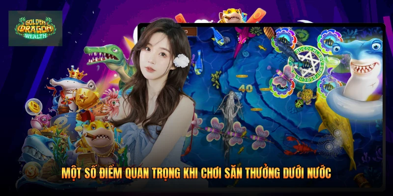 Một số điểm quan trọng khi chơi săn thưởng dưới nước